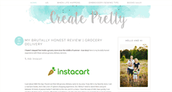 Desktop Screenshot of createprettyblog.com